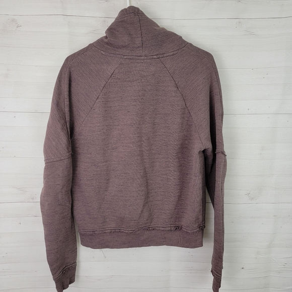 Small Reebok Cowl Neck Pullover Swearshirt - Picture 3 of 5